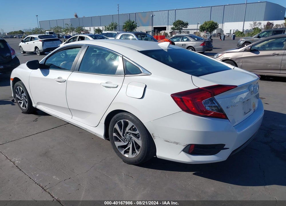 2018 HONDA CIVIC EX VIN: 19XFC2F86JE207799