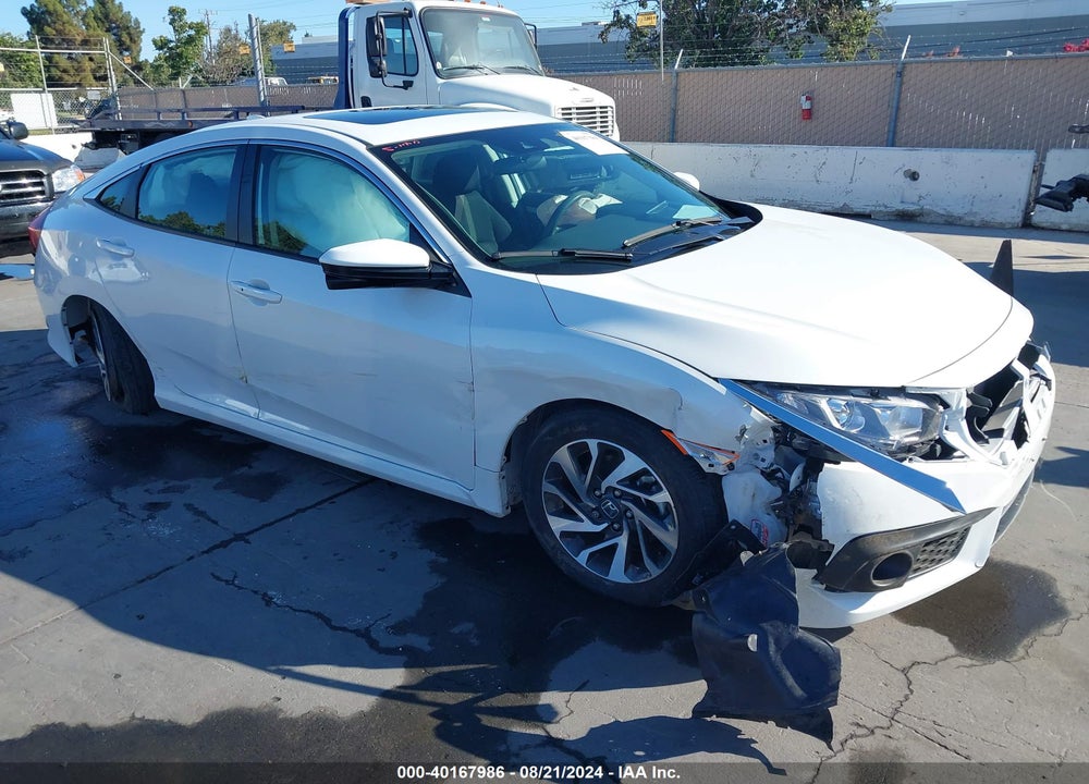 2018 HONDA CIVIC EX VIN: 19XFC2F86JE207799