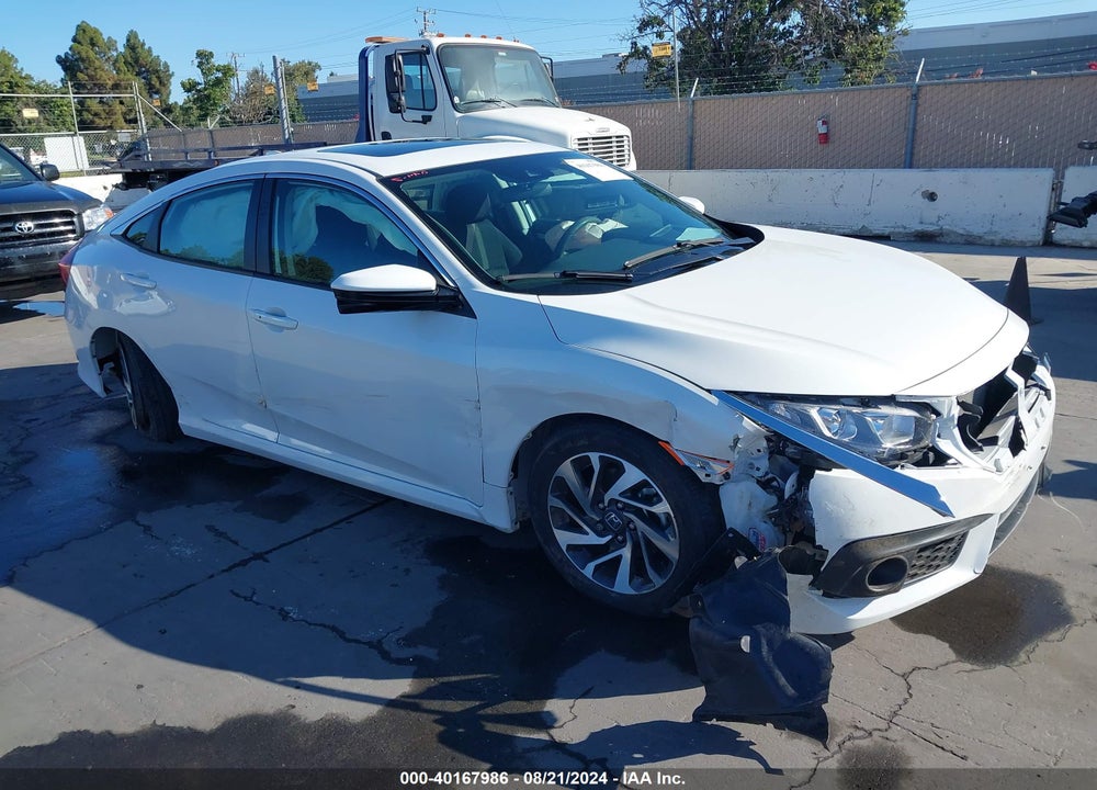 2018 HONDA CIVIC EX VIN: 19XFC2F86JE207799