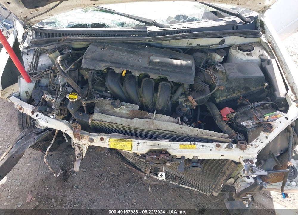 2004 TOYOTA COROLLA LE VIN: 2T1BR38E04C248650