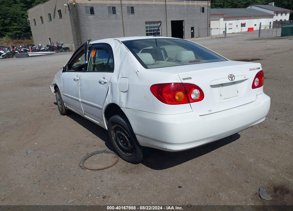 2004 TOYOTA COROLLA LE VIN: 2T1BR38E04C248650