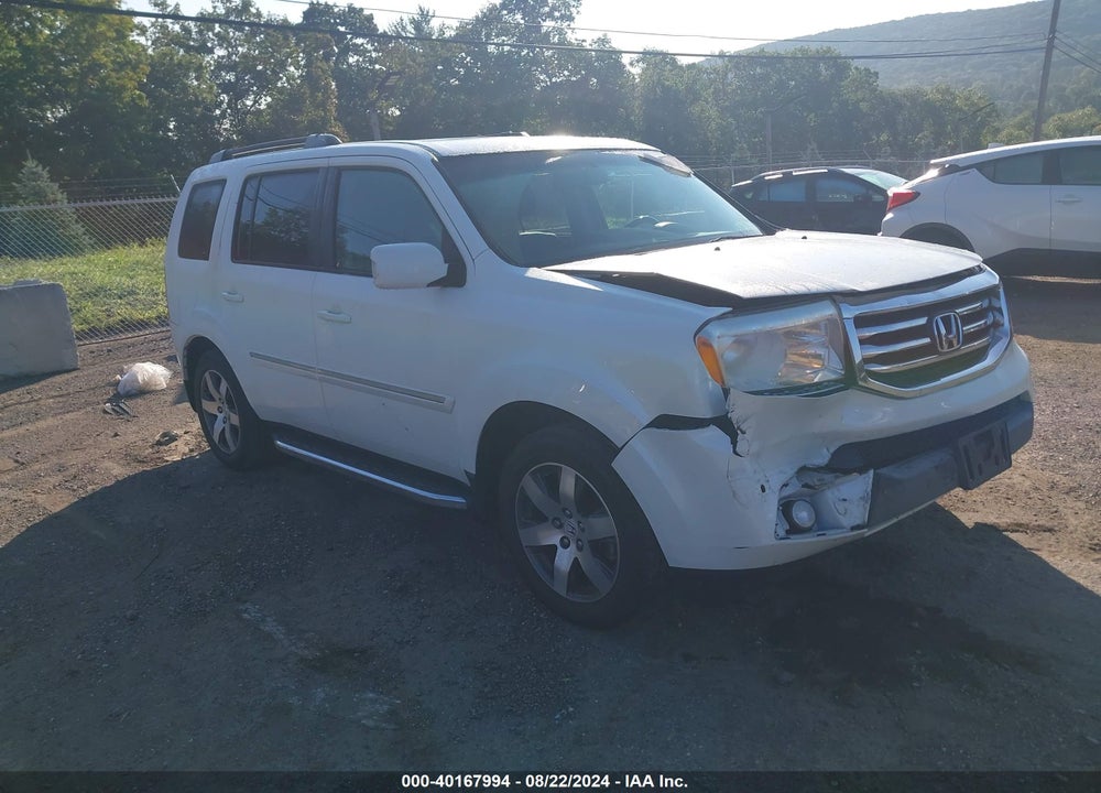 2012 HONDA PILOT TOURING VIN: 5FNYF4H9XCB077900