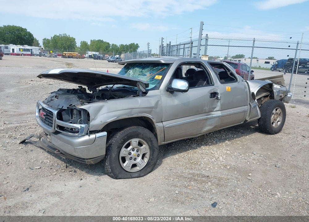 2002 GMC SIERRA 1500 VIN: 1GTEK19T52E246065