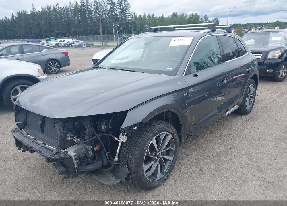 2023 AUDI Q5 PREMIUM PLUS 45 TFSI S LINE QUATTRO VIN: WA1EAAFY7P2052661