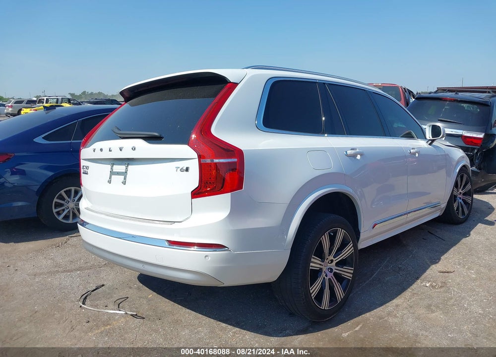 2022 VOLVO XC90 T6 INSCRIPTION 6 PASSENGER VIN: YV4A221L7N1813014
