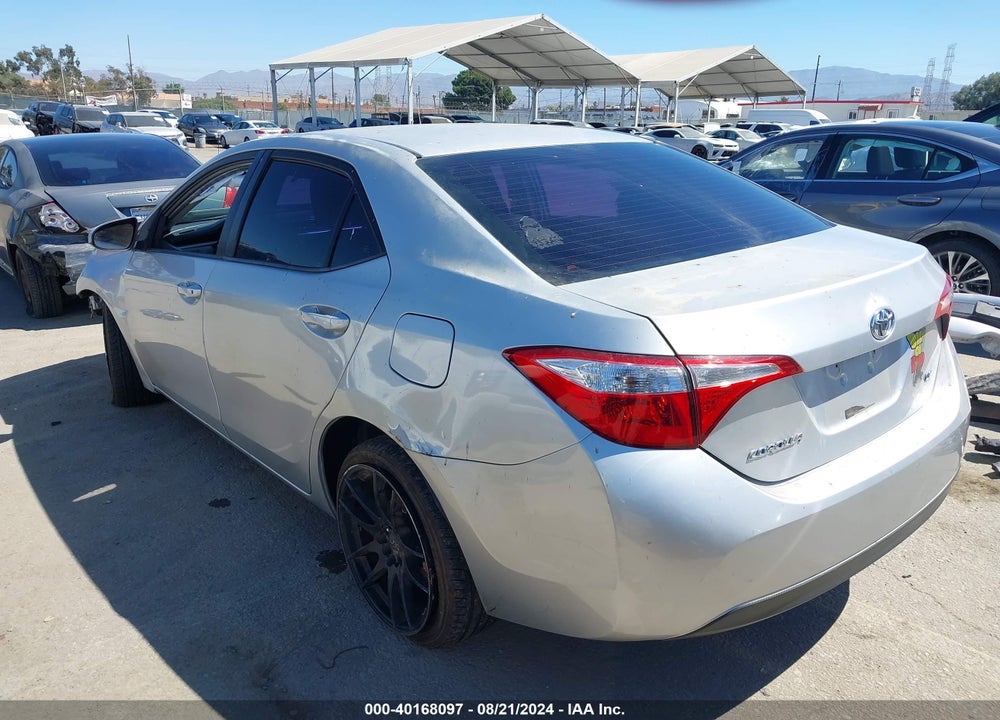 2015 TOYOTA COROLLA LE VIN: 5YFBURHEXFP284964