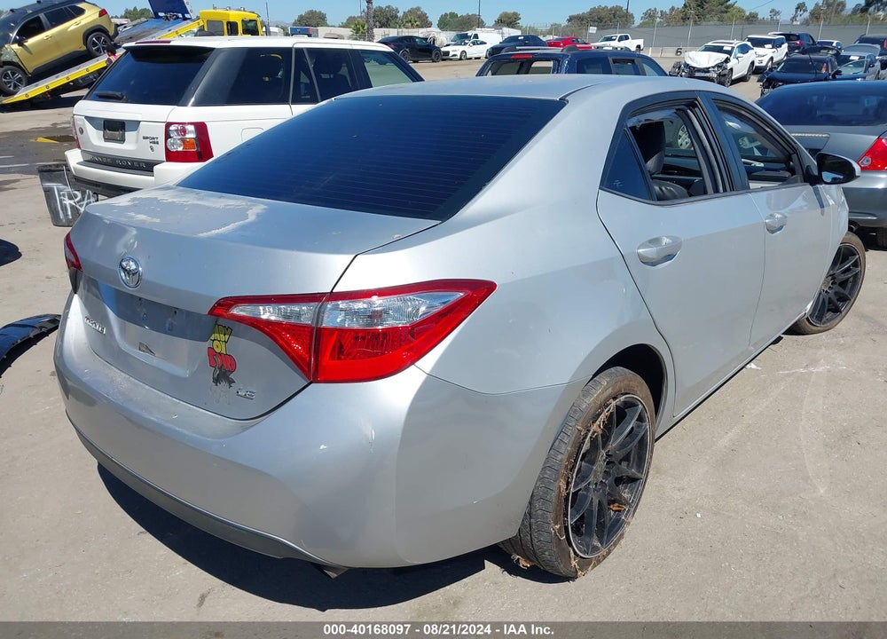 2015 TOYOTA COROLLA LE VIN: 5YFBURHEXFP284964
