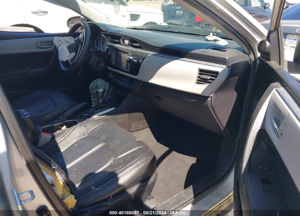 2015 TOYOTA COROLLA LE VIN: 5YFBURHEXFP284964