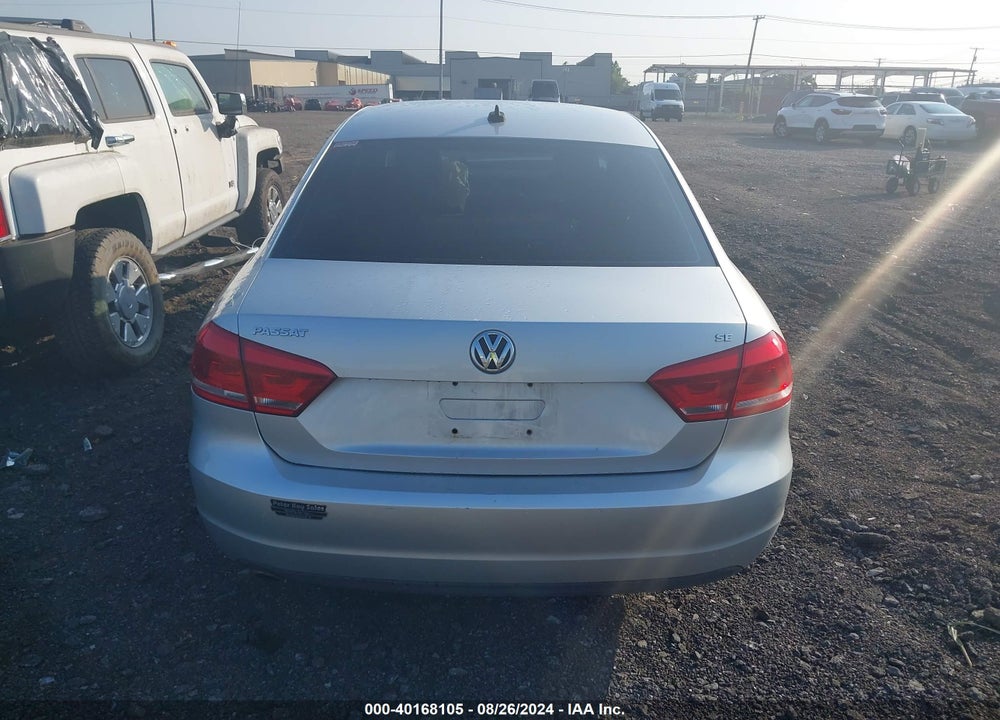 2013 VOLKSWAGEN PASSAT 2.5L SE VIN: 1VWBP7A32DC117196