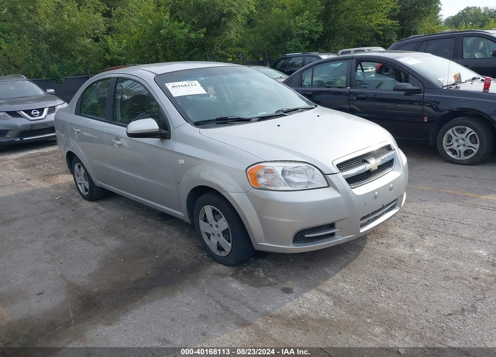 2007 CHEVROLET AVEO LS VIN: KL1TD56617B162638