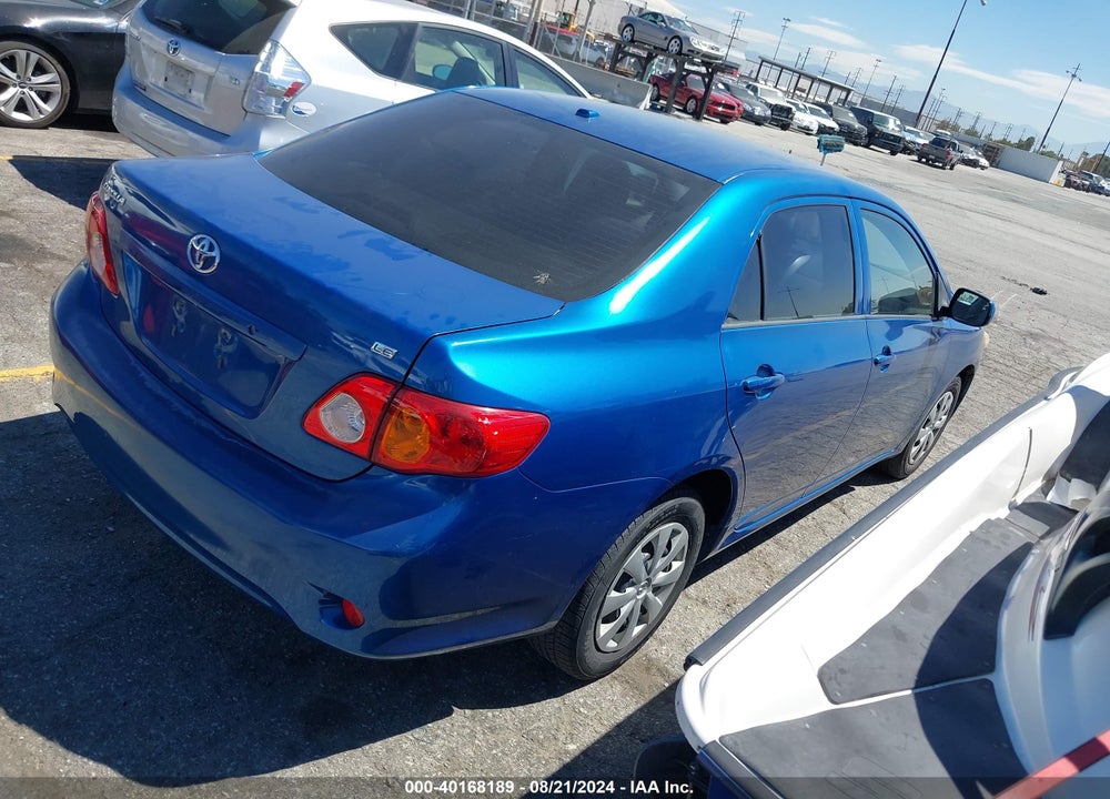 2009 TOYOTA COROLLA LE VIN: JTDBL40EX99071251