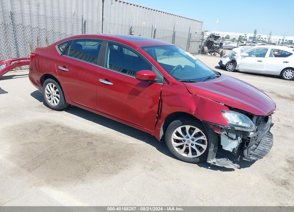 2017 NISSAN SENTRA SV VIN: 3N1AB7APXHY226313