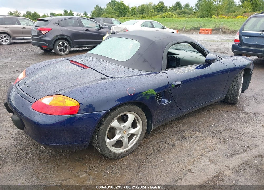 2002 PORSCHE BOXSTER VIN: WP0CA29882U625384