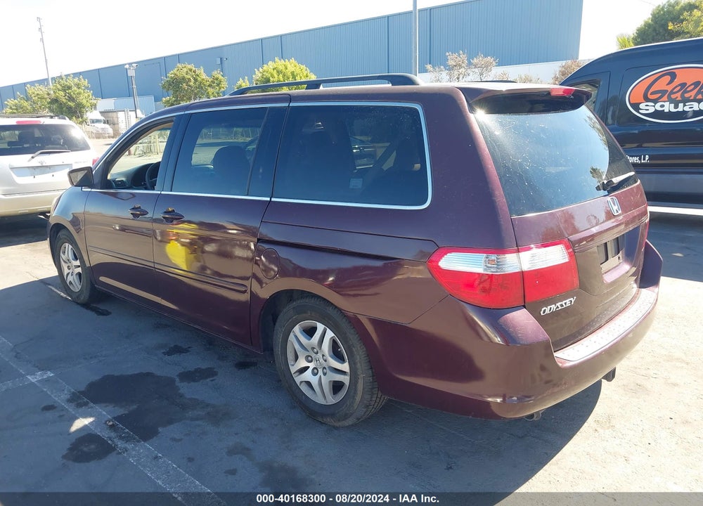 2007 HONDA ODYSSEY EX VIN: 5FNRL38407B431313