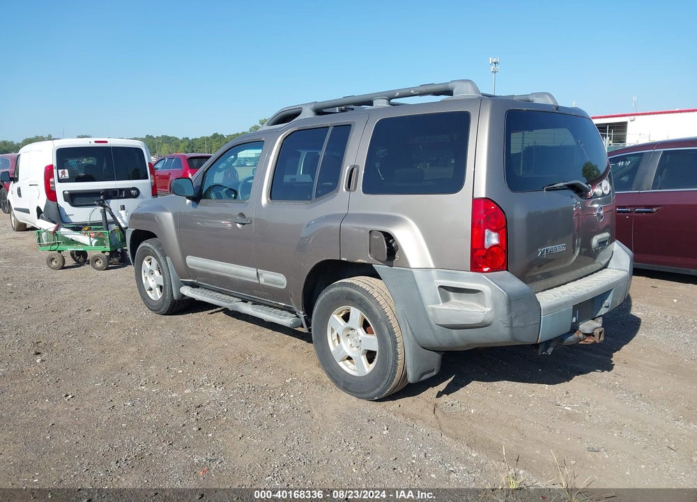 2005 NISSAN XTERRA S VIN: 5N1AN08W35C620325