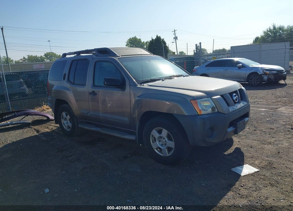 2005 NISSAN XTERRA S VIN: 5N1AN08W35C620325