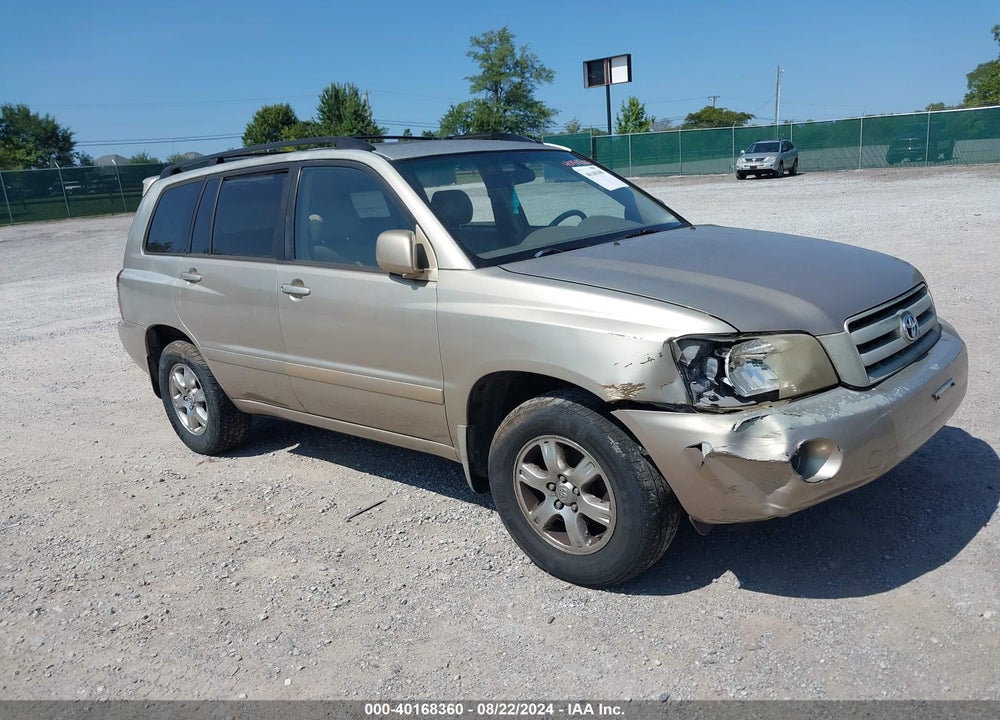 2007 TOYOTA HIGHLANDER V6 VIN: JTEEP21A470201152