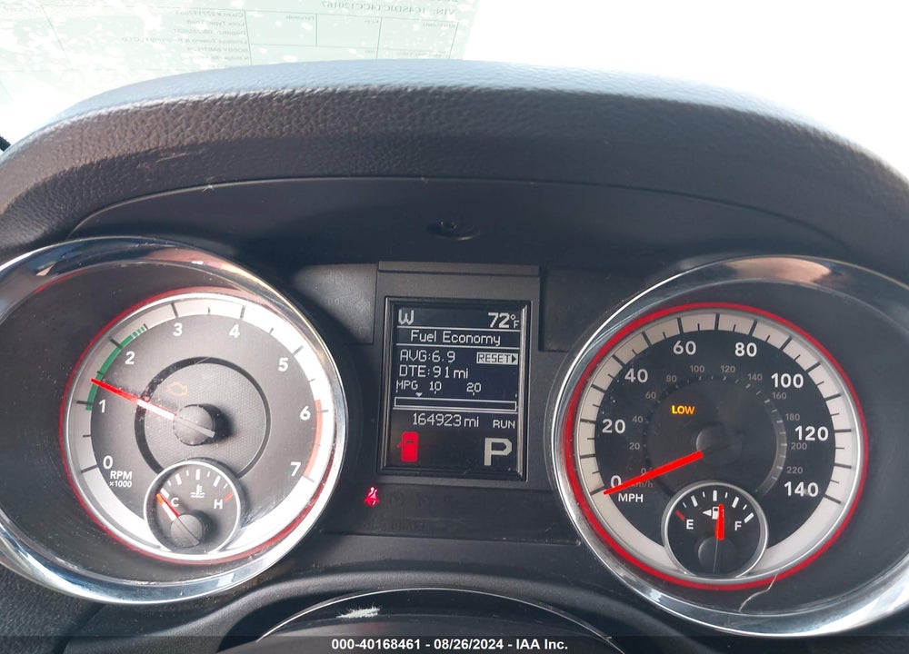 2012 DODGE DURANGO R/T VIN: 1C4SDJCT4CC120167