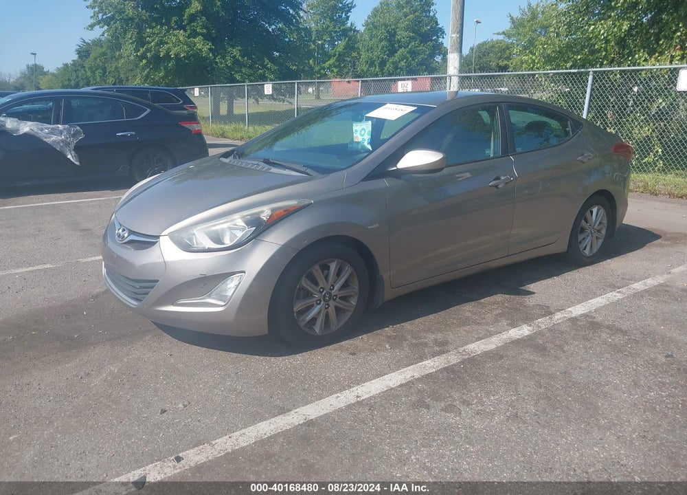 2014 HYUNDAI ELANTRA SE VIN: 5NPDH4AE2EH539788