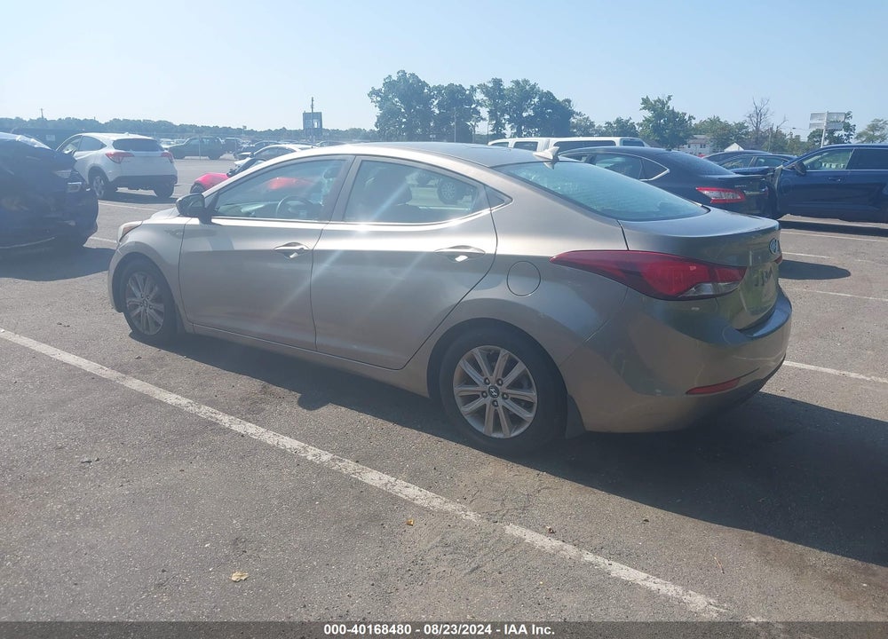 2014 HYUNDAI ELANTRA SE VIN: 5NPDH4AE2EH539788