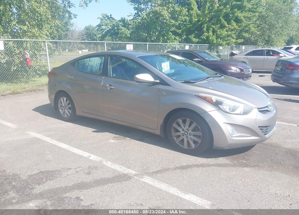 2014 HYUNDAI ELANTRA SE VIN: 5NPDH4AE2EH539788