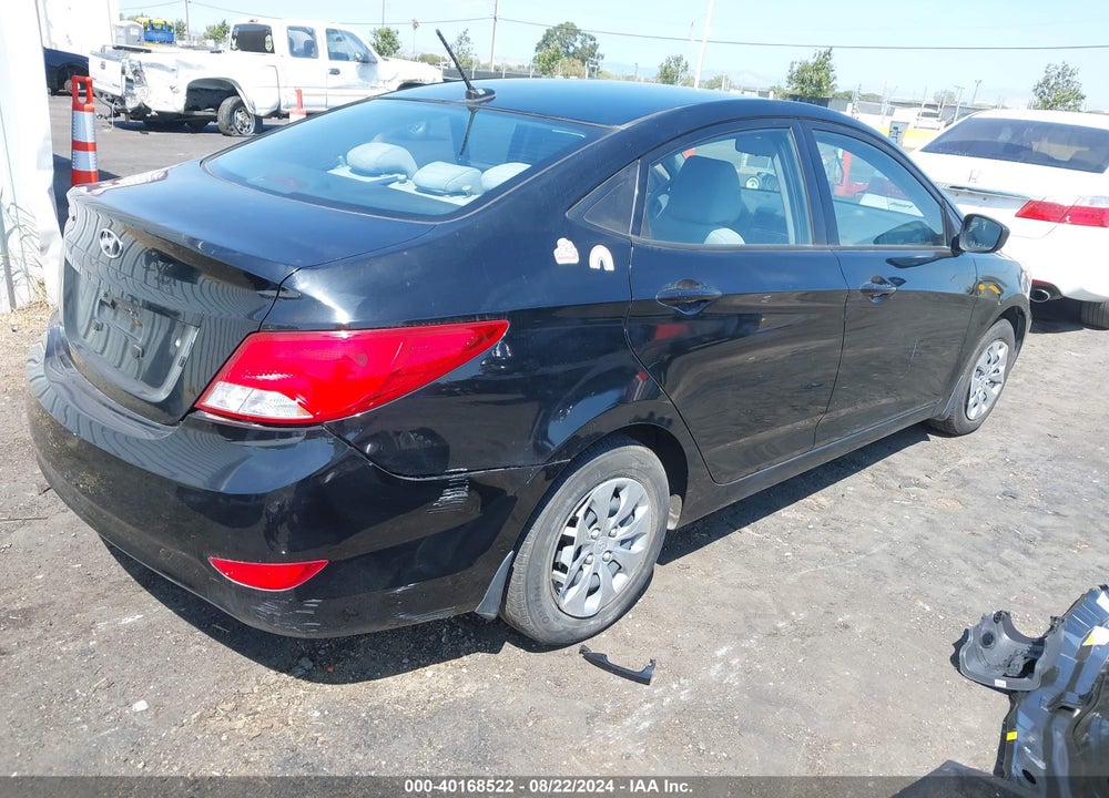 2017 HYUNDAI ACCENT SE VIN: KMHCT4AE5HU340170