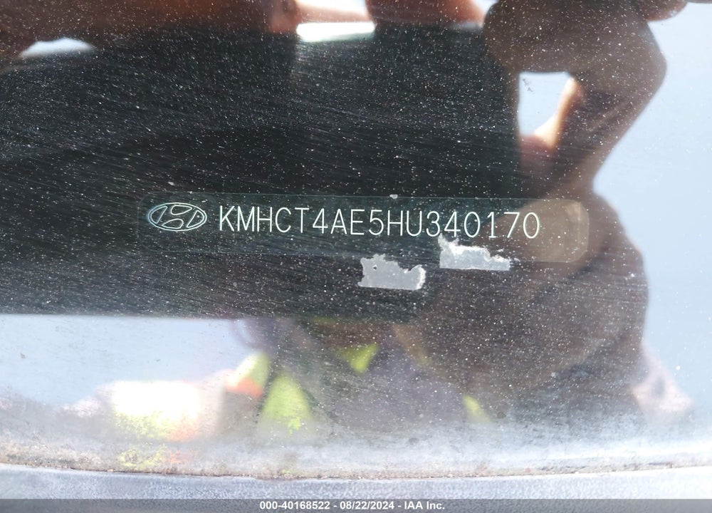 2017 HYUNDAI ACCENT SE VIN: KMHCT4AE5HU340170
