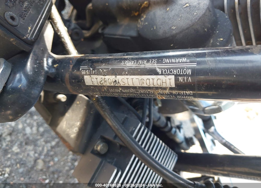 1995 HARLEY-DAVIDSON FLHT CLASSIC VIN: 1HD1DJL11SY608213