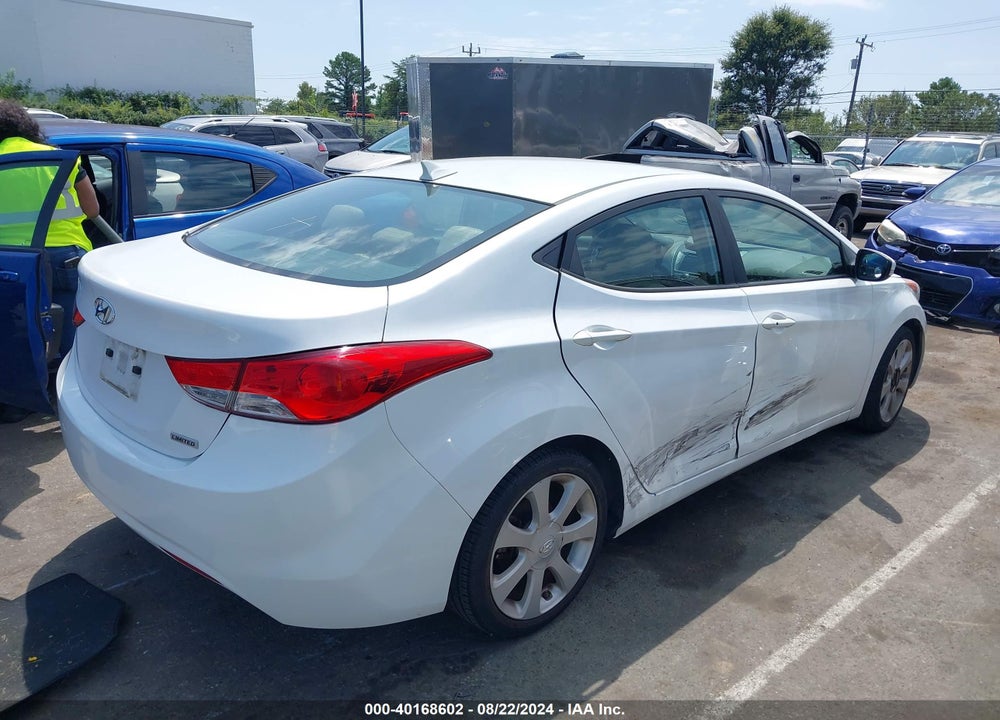 2013 HYUNDAI ELANTRA LIMITED VIN: 5NPDH4AE0DH230805