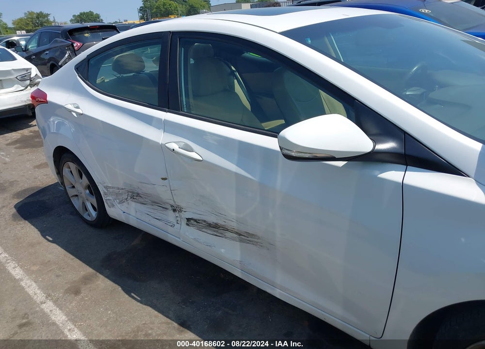 2013 HYUNDAI ELANTRA LIMITED VIN: 5NPDH4AE0DH230805