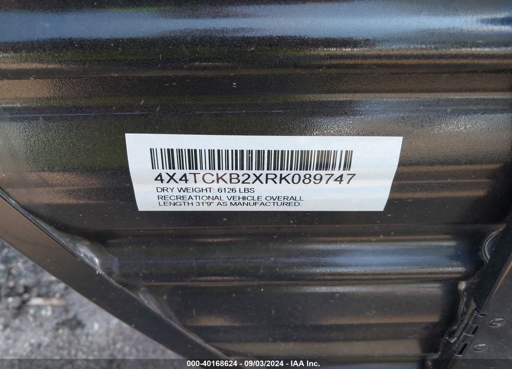 2024 CHEROKEE OTHER VIN: 4X4TCKB2XRK089747