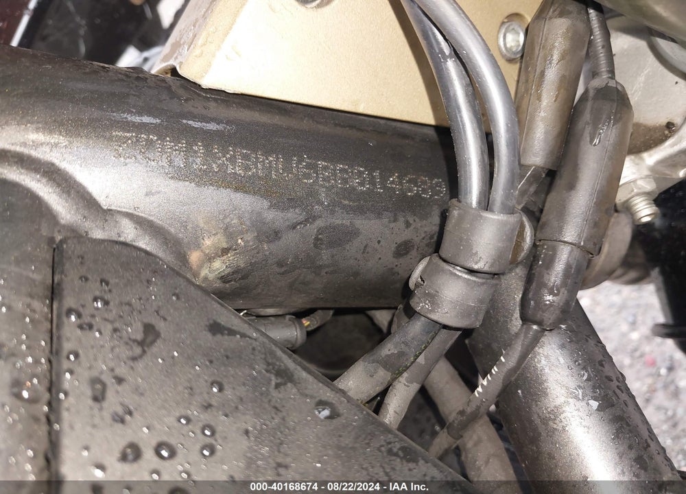 2011 DUCATI 848 VIN: ZDM1XBMV6BB014689