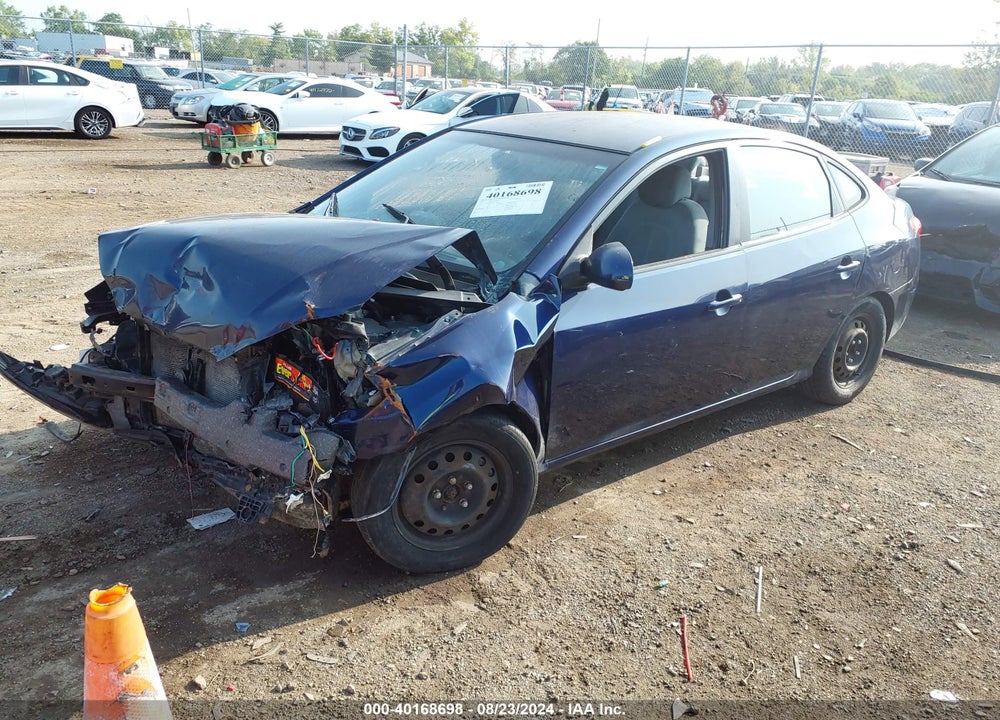 2008 HYUNDAI ELANTRA VIN: KMHDU46D48U577184