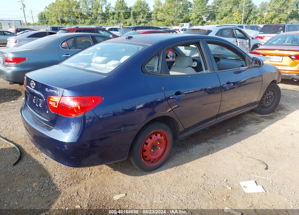 2008 HYUNDAI ELANTRA VIN: KMHDU46D48U577184