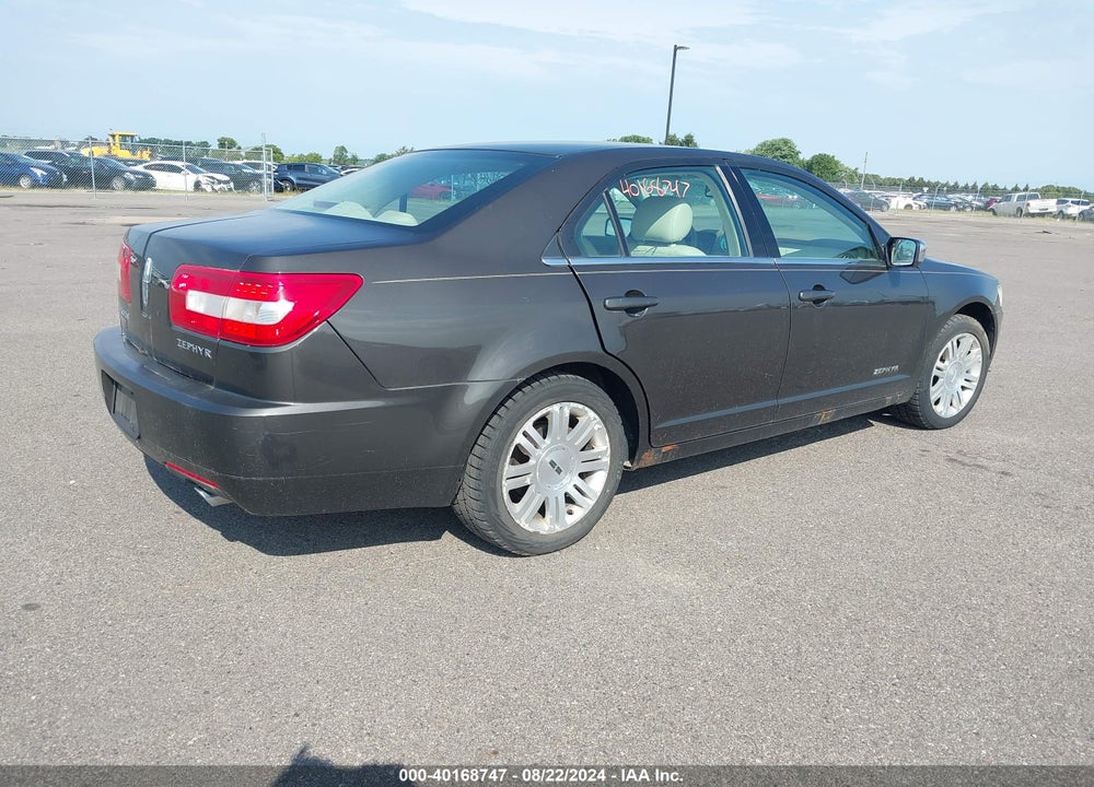 2006 LINCOLN ZEPHYR VIN: 3LNHM26166R646795