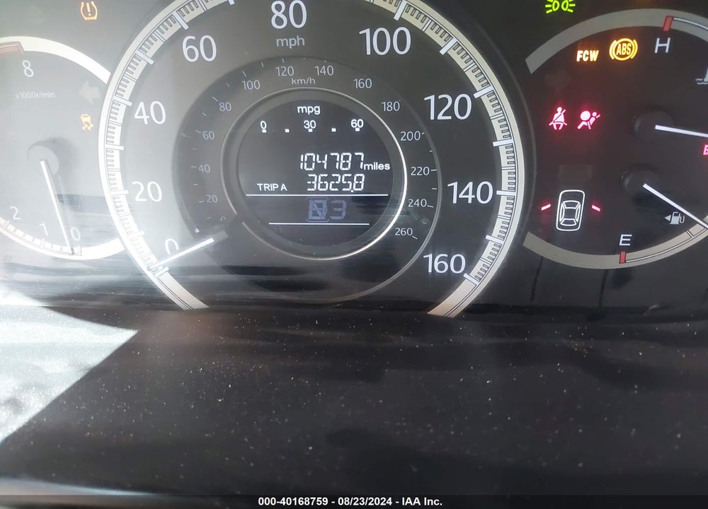 2013 HONDA ACCORD EX-L VIN: 1HGCR2F81DA162944
