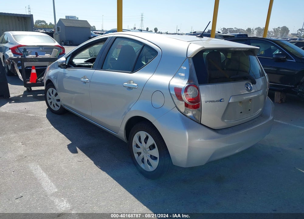 2014 TOYOTA PRIUS C ONE VIN: JTDKDTB35E1562015