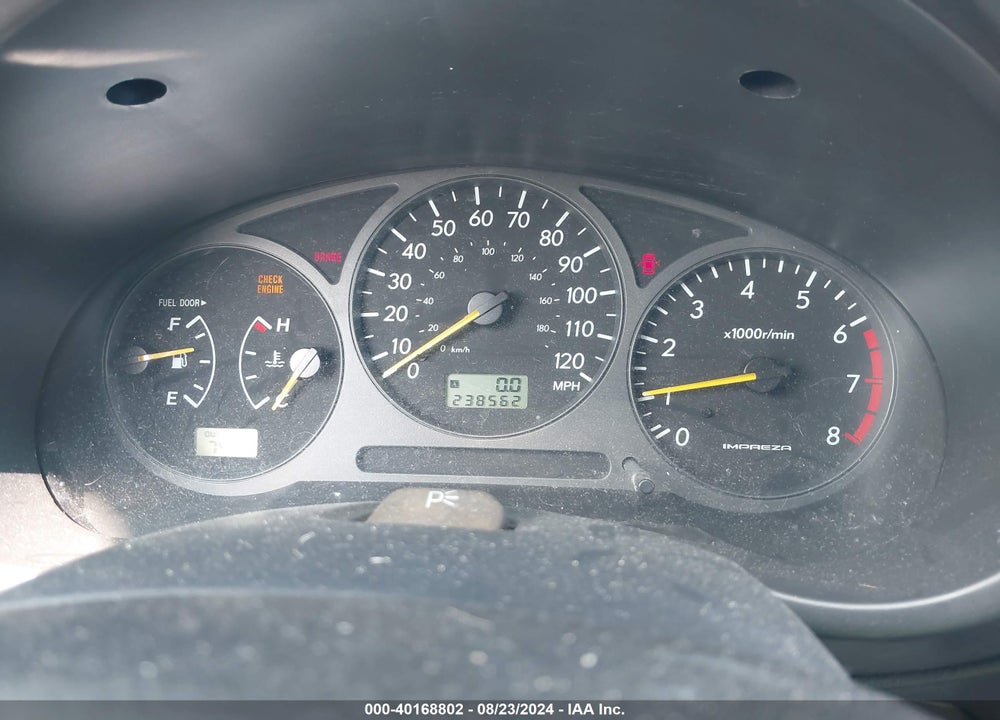 2003 SUBARU IMPREZA OUTBACK SPORT VIN: JF1GG68503G807228