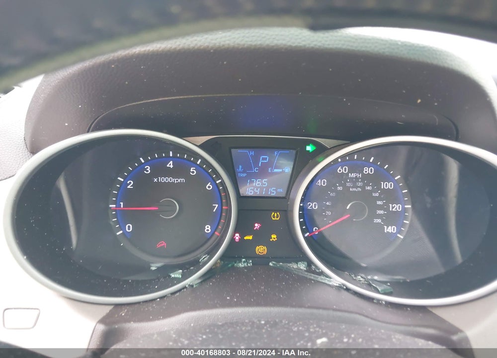 2013 HYUNDAI TUCSON LIMITED VIN: KM8JU3AC1DU596510
