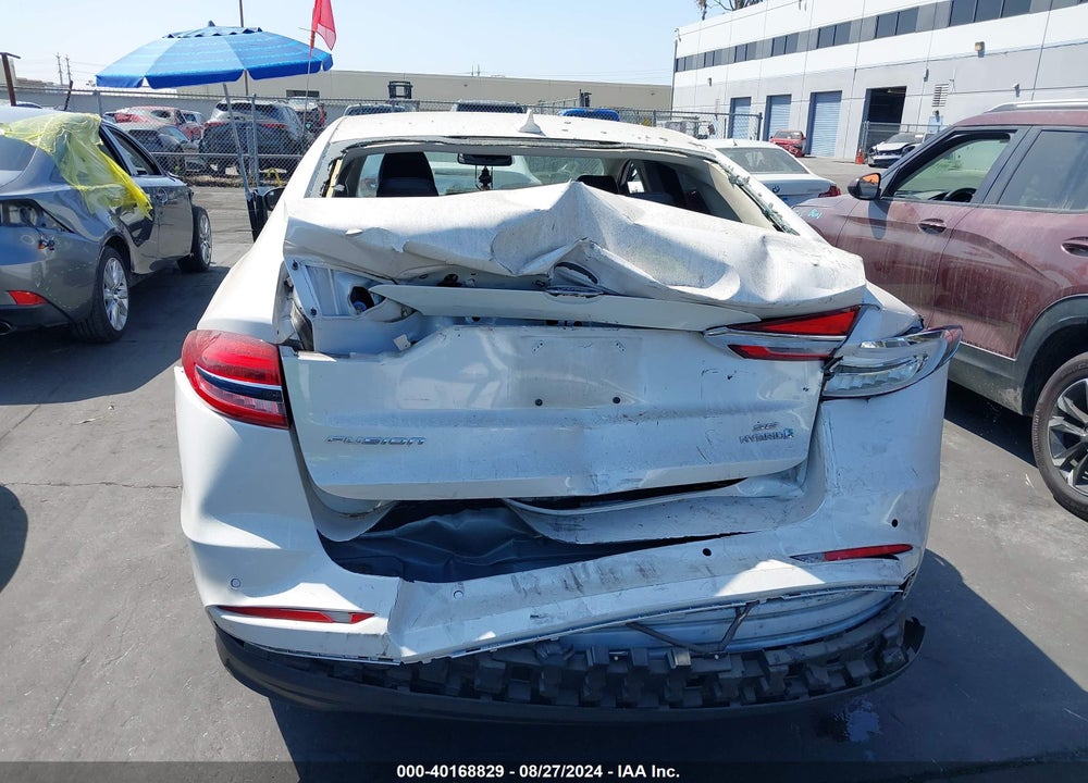 2019 FORD FUSION HYBRID SE VIN: 3FA6P0LUXKR199796