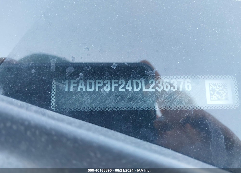 2013 FORD FOCUS SE VIN: 1FADP3F24DL236376