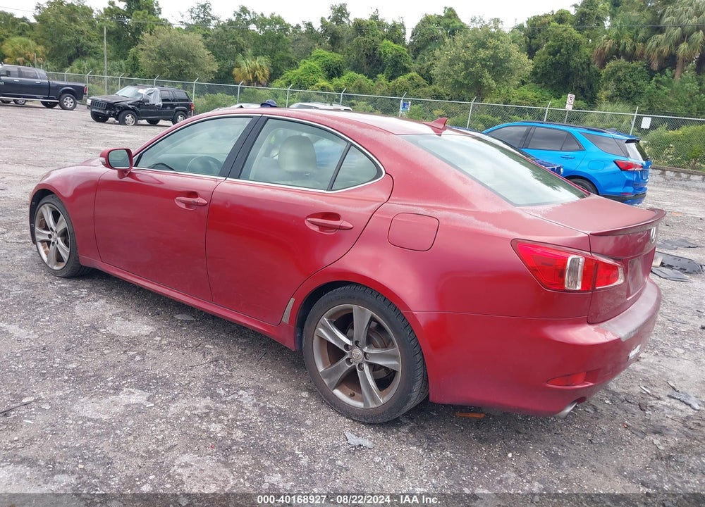 2011 LEXUS IS 250 VIN: JTHBF5C22B5154697