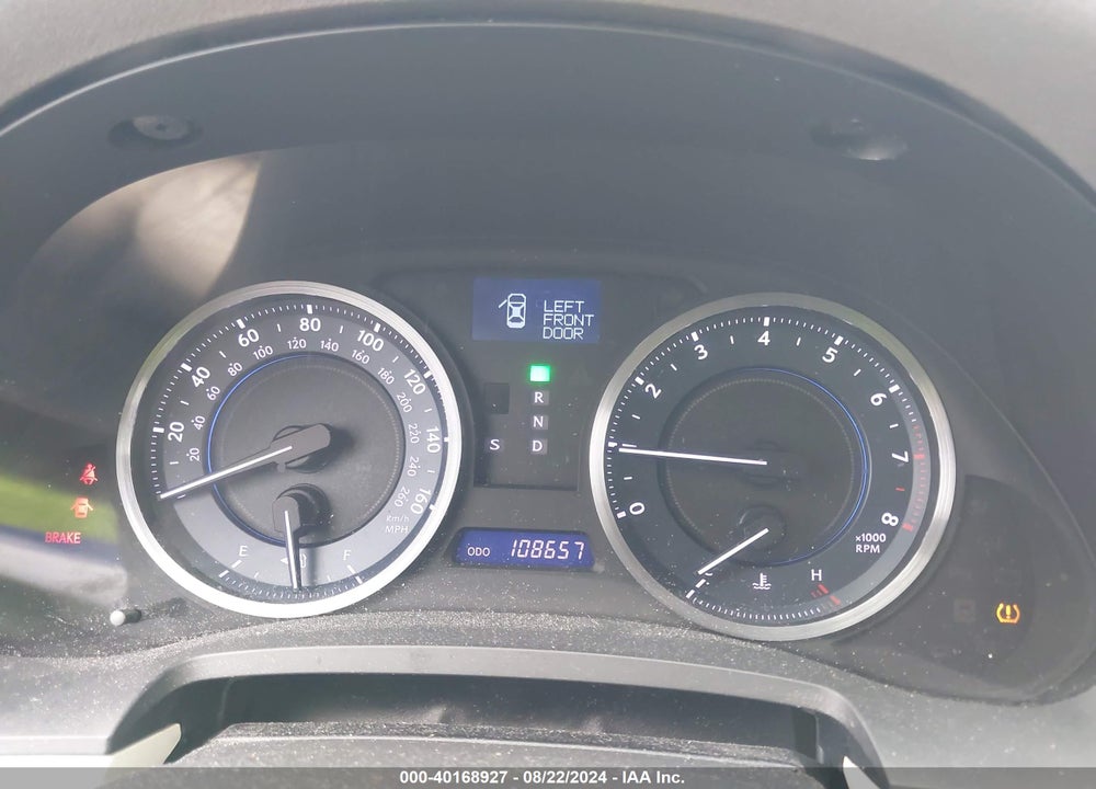 2011 LEXUS IS 250 VIN: JTHBF5C22B5154697