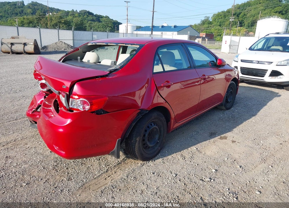 2011 TOYOTA COROLLA LE VIN: 2T1BU4EE0BC715684