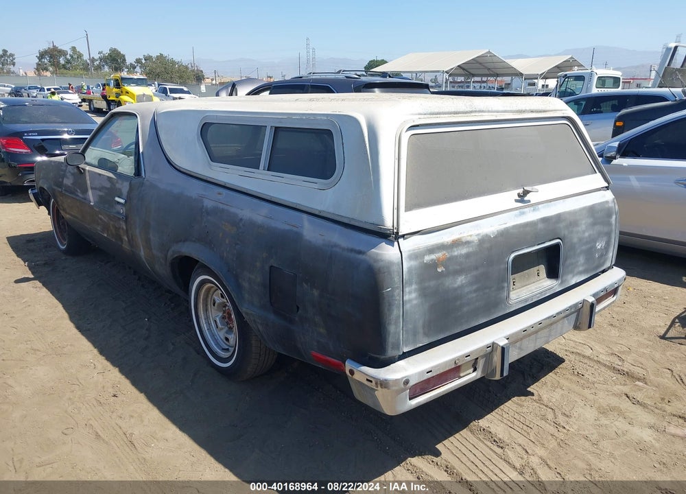 1981 CHEVROLET EL CAMINO VIN: 1GCCW80HXBZ407242