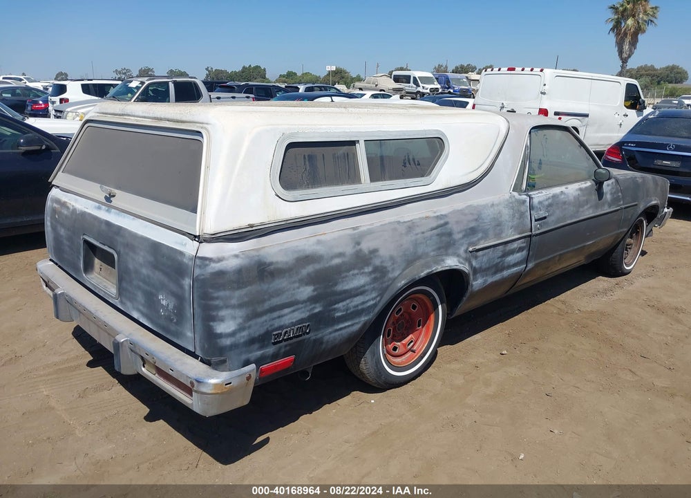 1981 CHEVROLET EL CAMINO VIN: 1GCCW80HXBZ407242