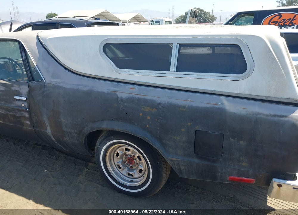 1981 CHEVROLET EL CAMINO VIN: 1GCCW80HXBZ407242