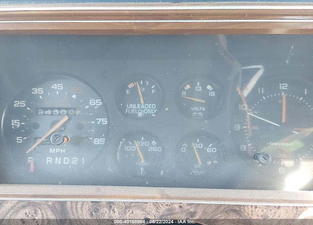 1981 CHEVROLET EL CAMINO VIN: 1GCCW80HXBZ407242