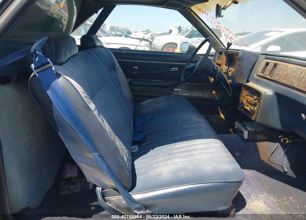 1981 CHEVROLET EL CAMINO VIN: 1GCCW80HXBZ407242