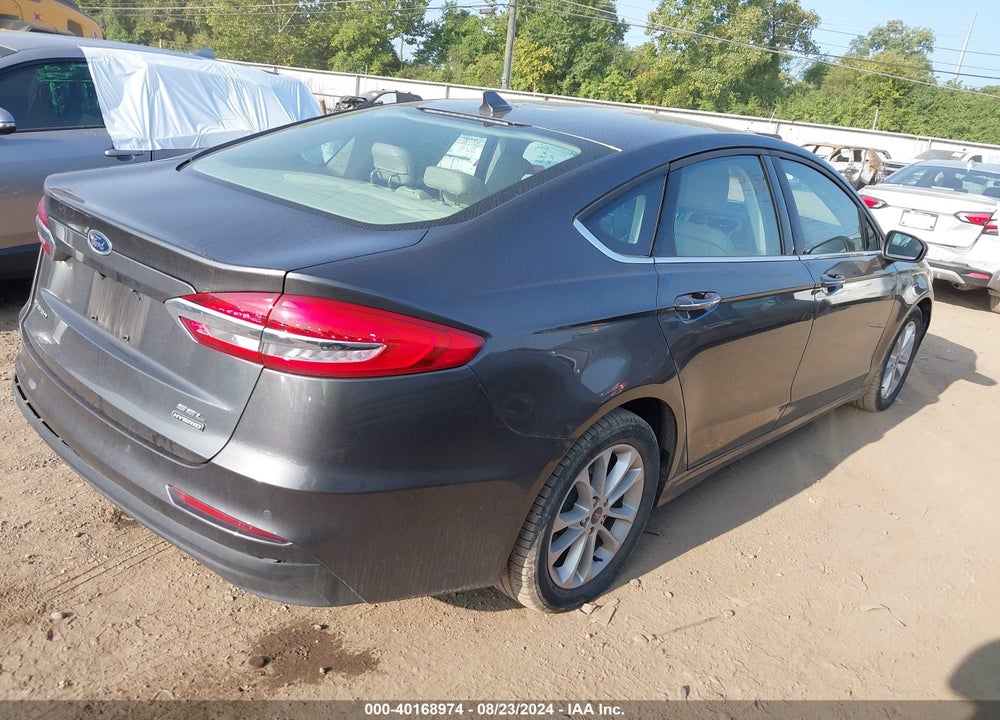 2020 FORD FUSION HYBRID SEL VIN: 3FA6P0MU3LR263600